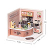 ROLIFE Super Creator Double Joy Bubble Tea DIY Miniature House Kit DW006