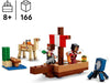 LEGO Minecraft 21259 The Pirate Ship Voyage Boat Toy (166 Pieces)