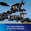 LEGO DC Batman 76273 Batman Construction Figure & The Bat-Pod Bike (713 Pieces)