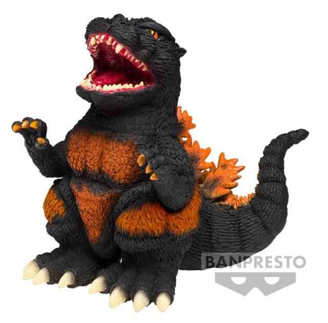 burning godzilla plush