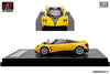 LCD Model 1/64 Pagani Huayra Roadster Yellow