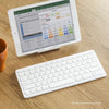 Anker Ultra Compact Slim Profile Wireless Bluetooth Keyboard for iOS, Android, Windows and Mac (White)