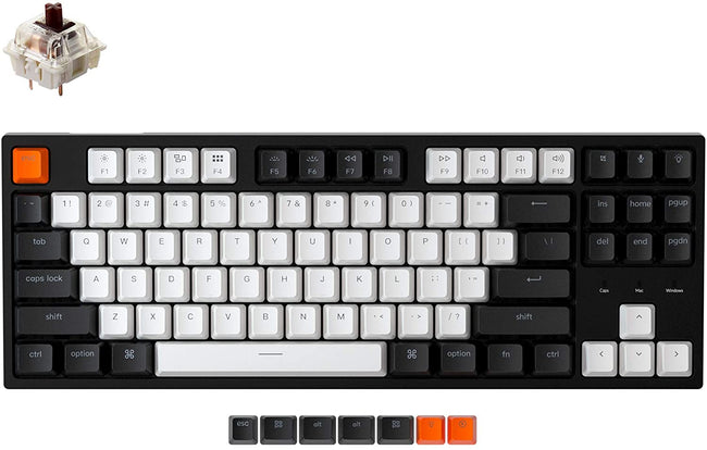 Keychron C1 RGB Wired Mechanical Gaming Keyboard for Mac