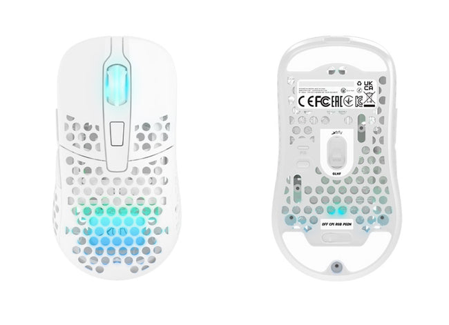 XTRFY M42 RGB Ultra Light Gaming Mouse Wireless - (White) – Click